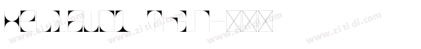 HeliaW01 Thin字体转换